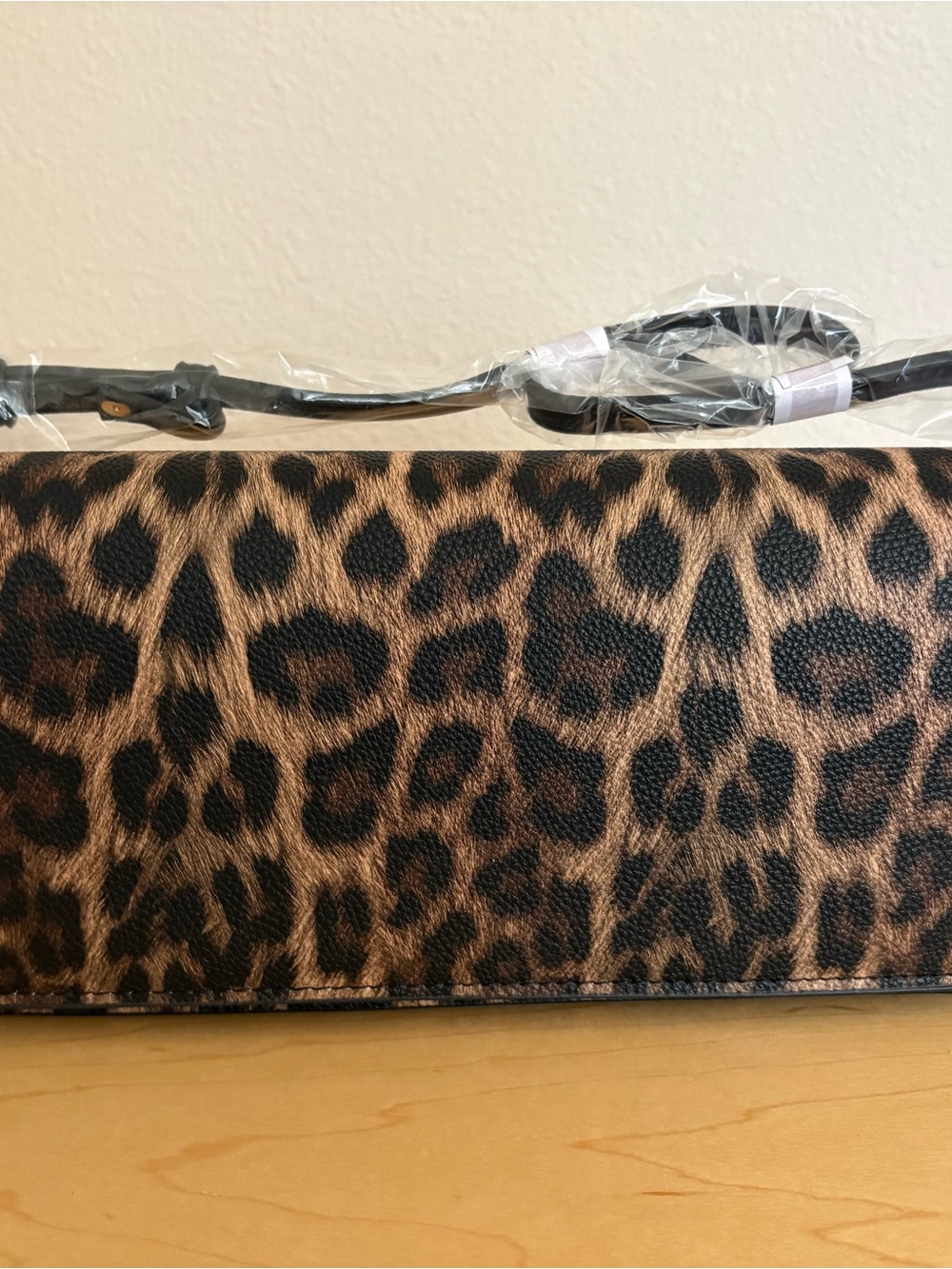 Brand-new Leopard Print Crossbody Clutch by BCBG